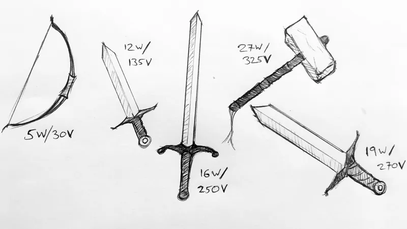 Weapons for the taking.